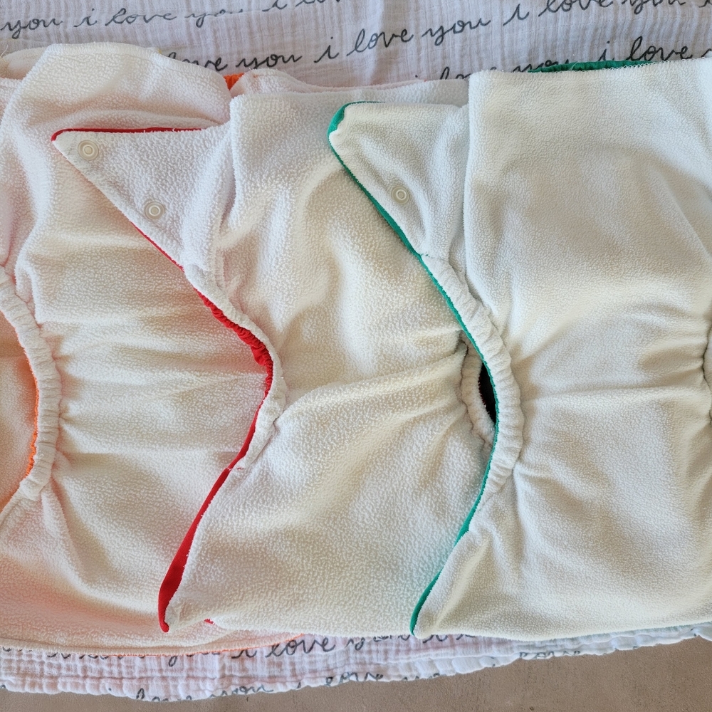 Sold - Rainbow Lot of 7 FuzziBunz Cloth Diapers Size Small - Picture 5 of 6